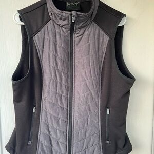 Black and Gray Women's Vest